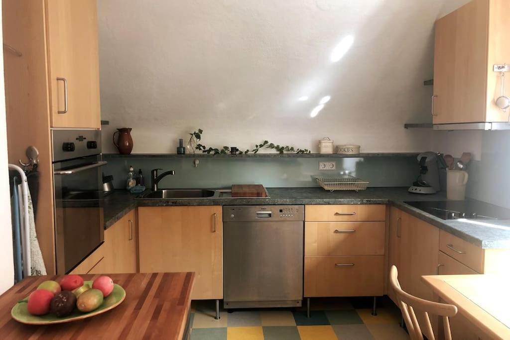 Gemuetliche Ferienwohnung Auf 2 Etagen Mit Dachterrasse Wangen im Allgäu Buitenkant foto